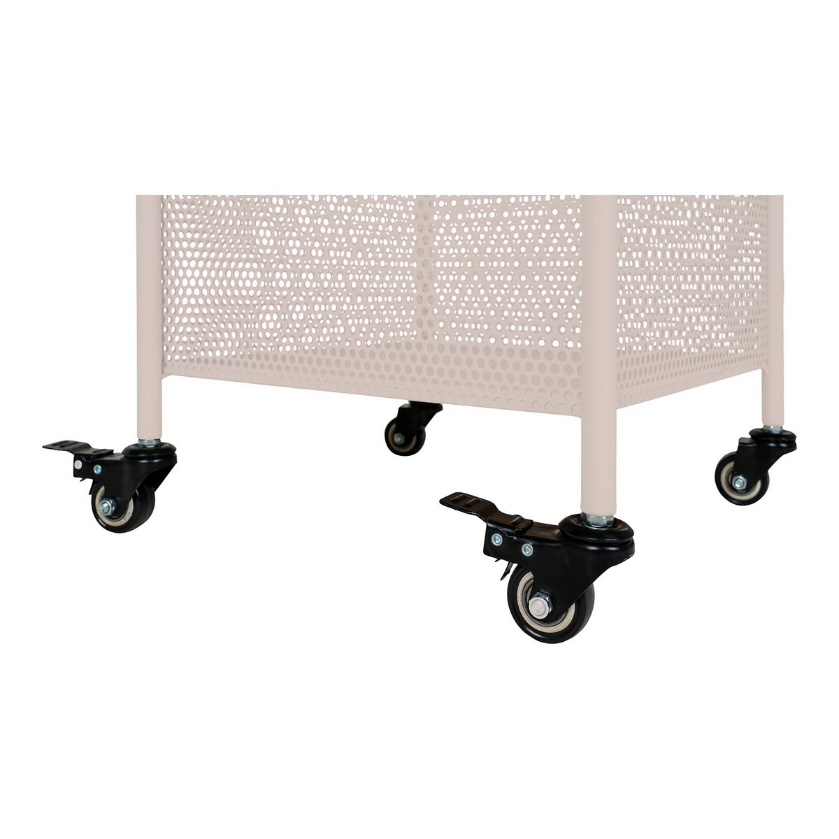 Torres Metal Cart - Metalen kar, staal, zand, 3 planken, 35x35x100 cm