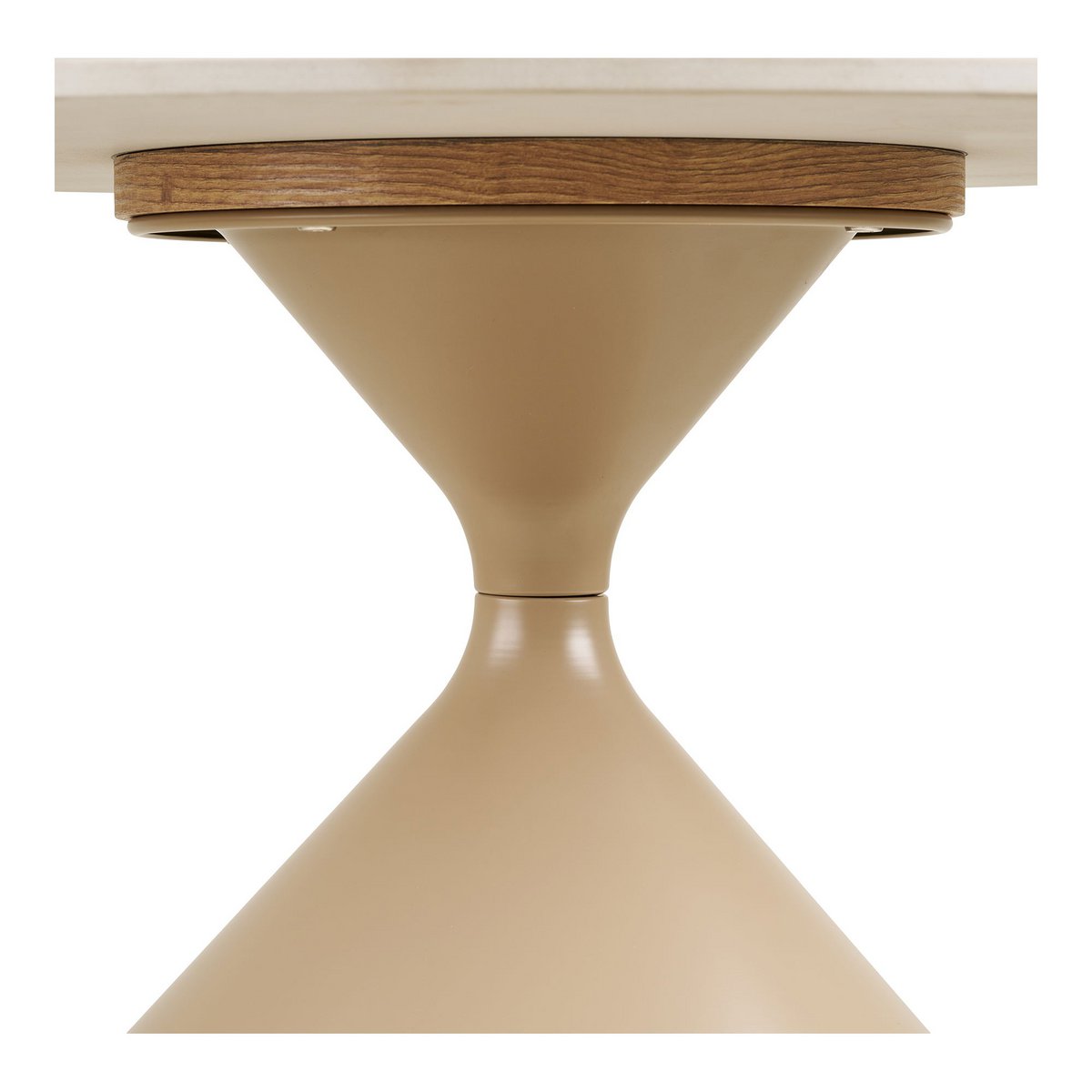 House Nordic ApS - Annecy Salontafel, keramisch tafelblad/staal, travertijn/zand, ø70x41 cm - Deco Delights