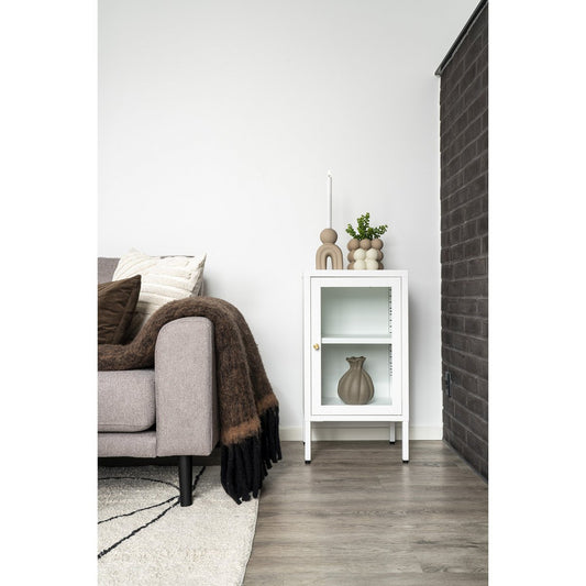 House Nordic ApS - Bloempot - Bloempot in keramiek, bruin, 13,5x13,5x13 cm - Deco Delights