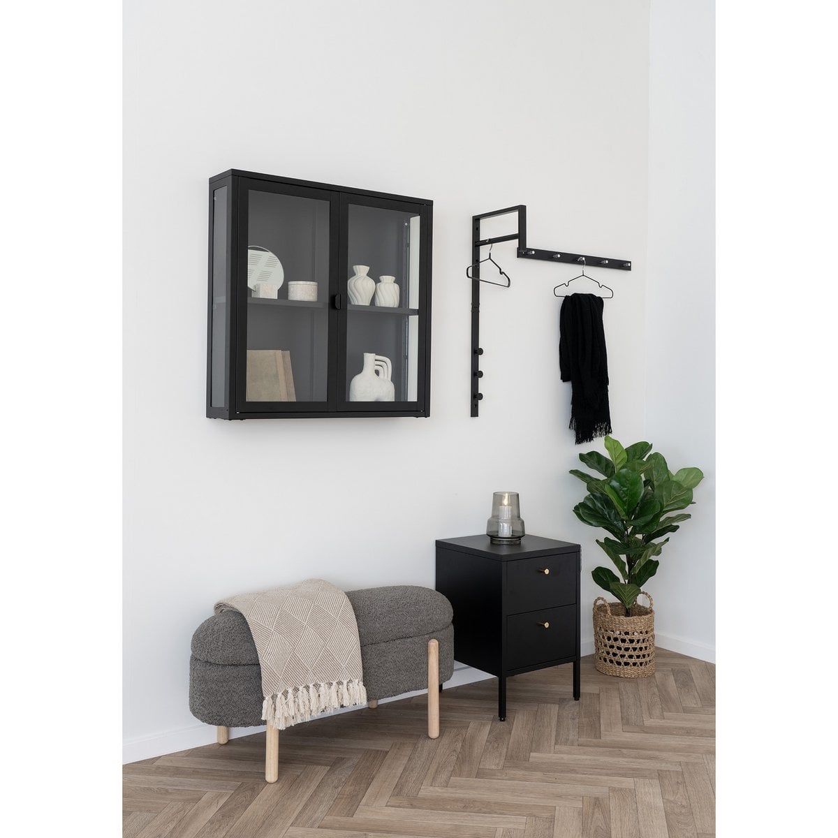 House Nordic ApS - Bursa Plaid - Taupe/Beige, Katoen, Polyester, 130x180 cm - Deco Delights