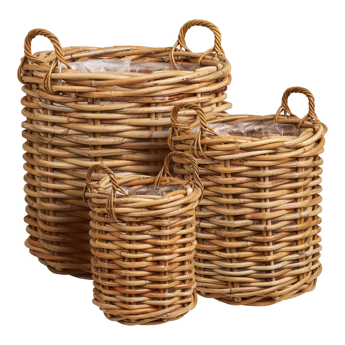 House Nordic ApS - Burton Mand Naturel Set van 3 - Deco Delights Mand