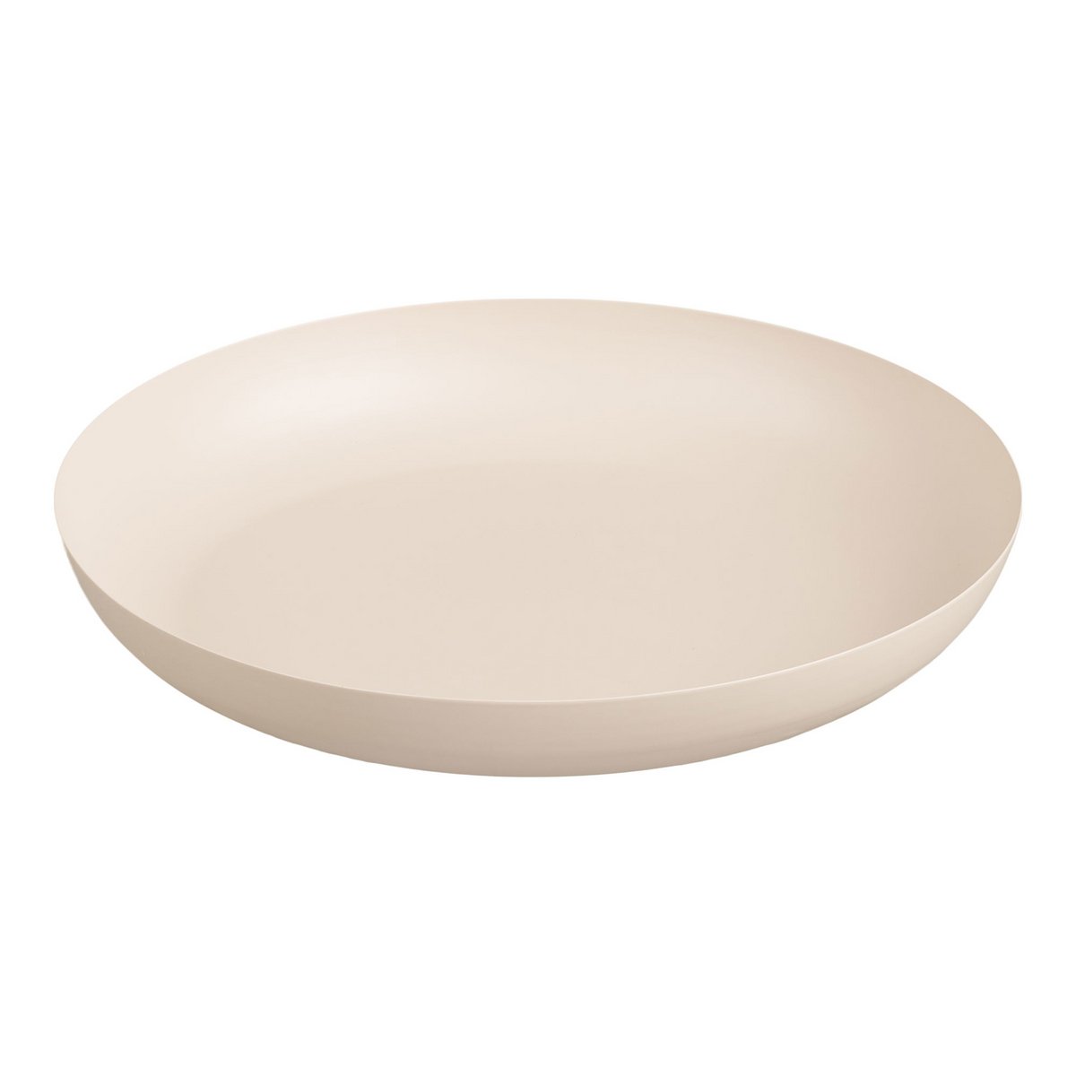 House Nordic ApS - Dienblad, metaal, beige, ø30x4 cm - Deco Delights