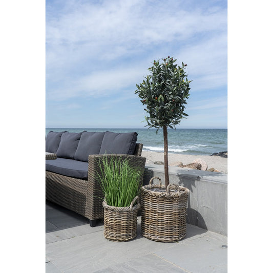 House Nordic ApS - Gili-manden - natuurlijk, Kubu-rotan - set van 2 - Deco Delights