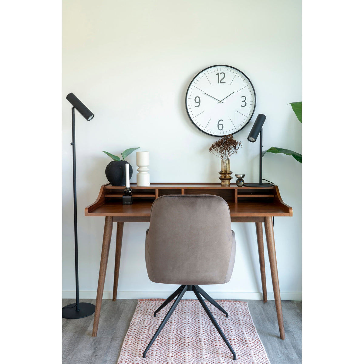 House Nordic ApS - Harbo Eetkamerstoel Met Draaiknop Lichtbruin - Deco Delights Eetkamerstoel