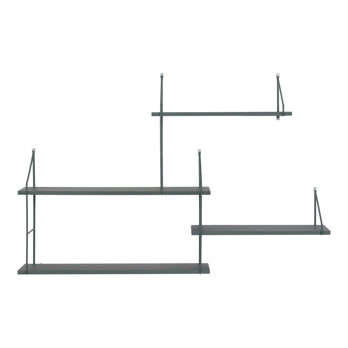 House Nordic ApS - Harlem Plank - Groen, Staal/Paulownia, 99x17,5x62 cm - Deco Delights