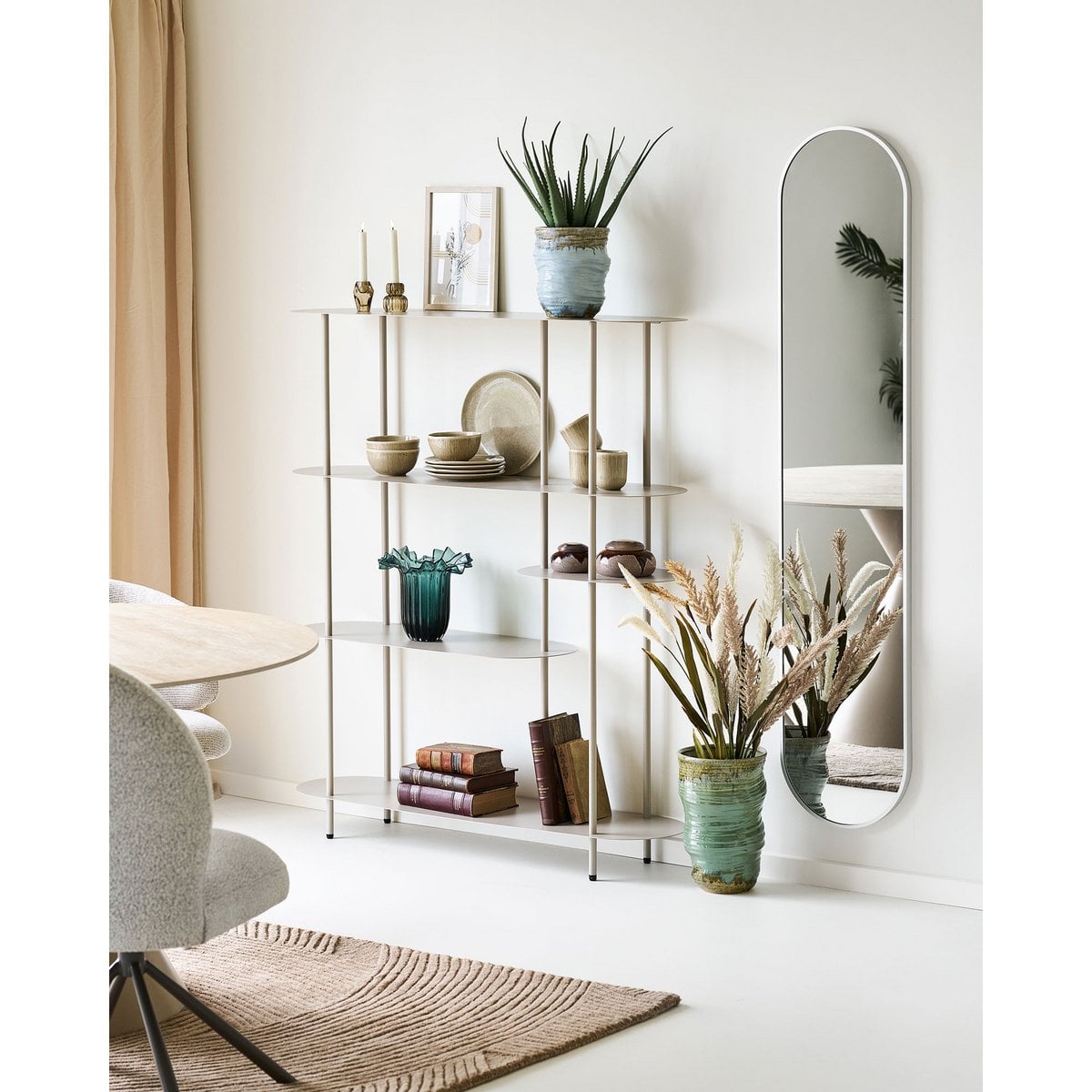 House Nordic ApS - Hennetved Spiegel, aluminium, zilver, 35x170 cm - Deco Delights