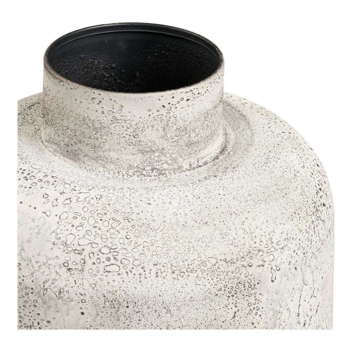 House Nordic ApS - Hou Decoratieve pot, metaal, antiek beige, ø24x60,5 cm - Deco Delights