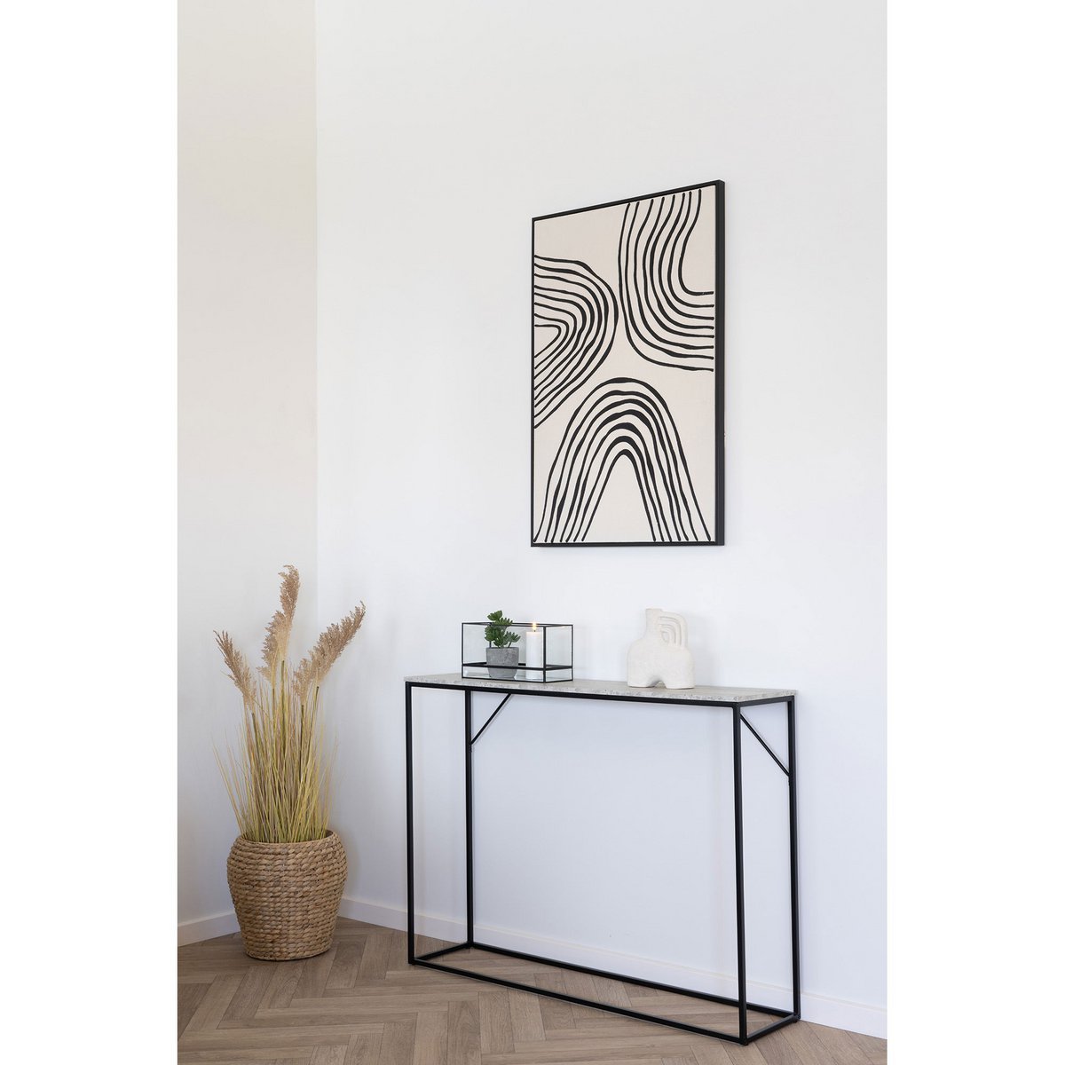 House Nordic ApS - House Nordic Orkaan Kaarsenhouder - Zwart - Deco Delights Lantaarn