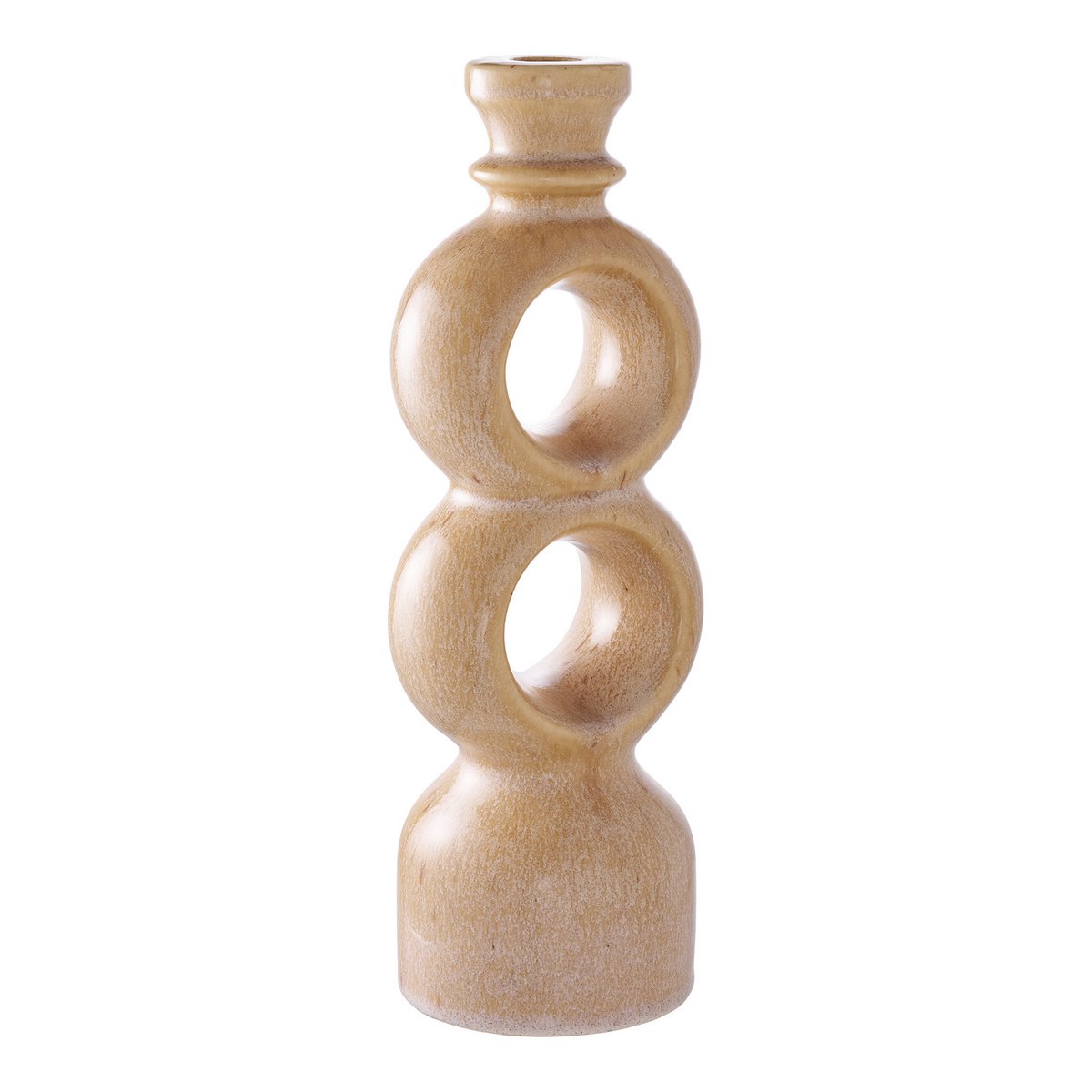 House Nordic ApS - Kandelaar - Brown, keramiek, 10,7x9.5x30,5 cm - Deco Delights