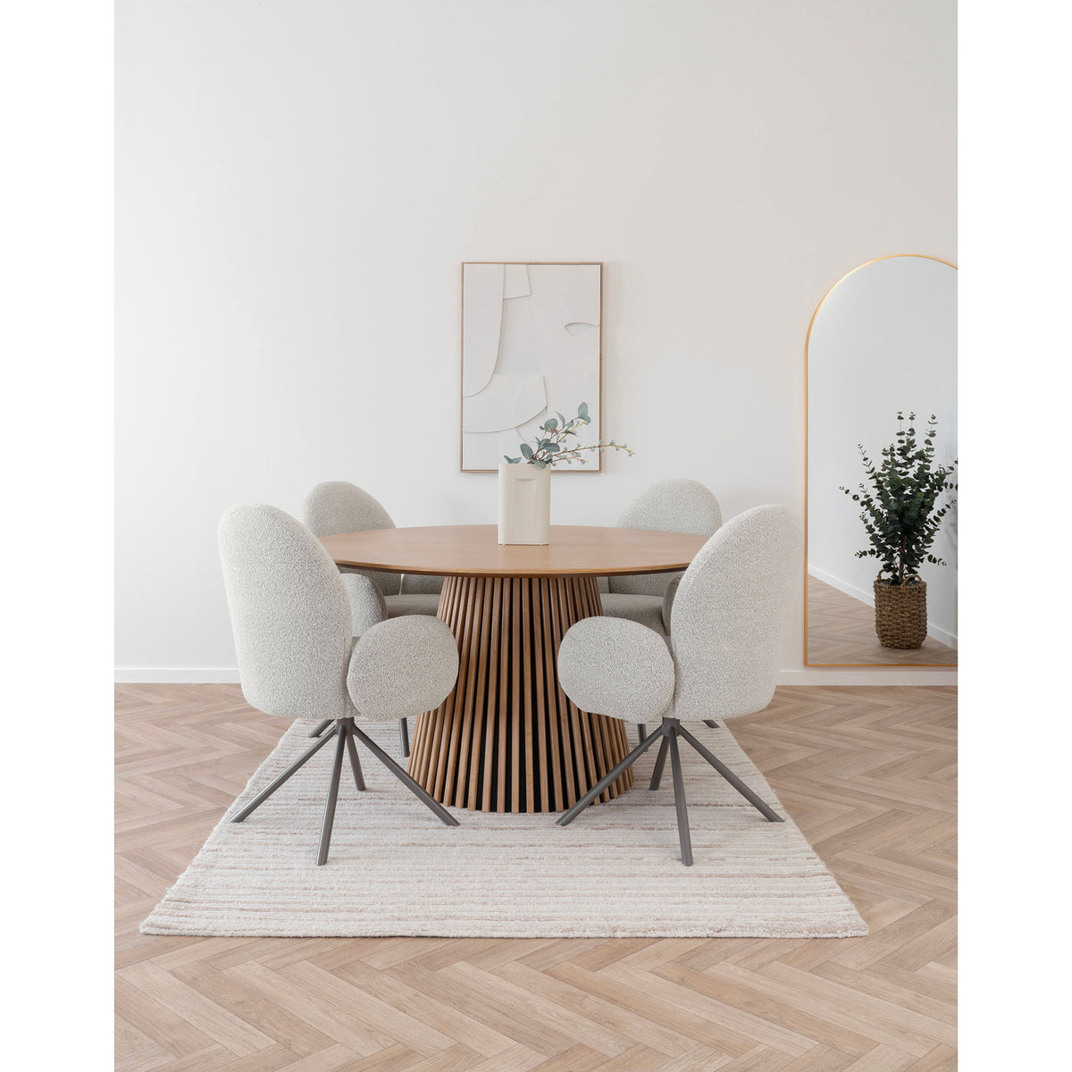 House Nordic ApS - Lana Eetkamerstoel Zand - Deco Delights Eetkamerstoel