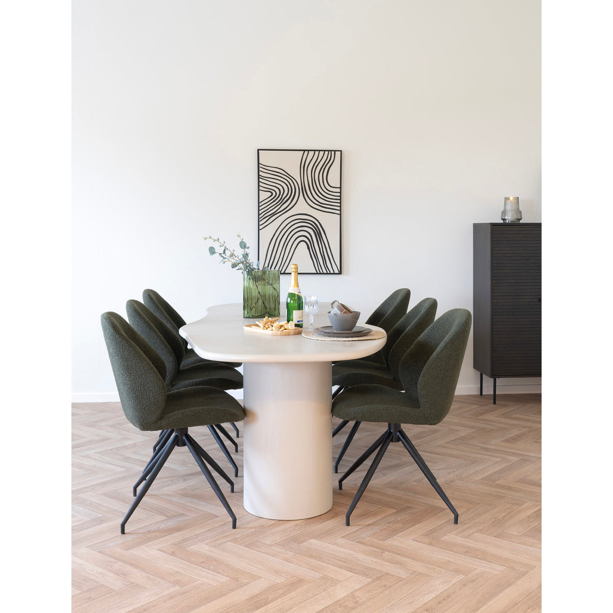 House Nordic ApS - Lipari Wanddecoratie Zwart/Beige No. 2 - Deco Delights Wanddecoratie