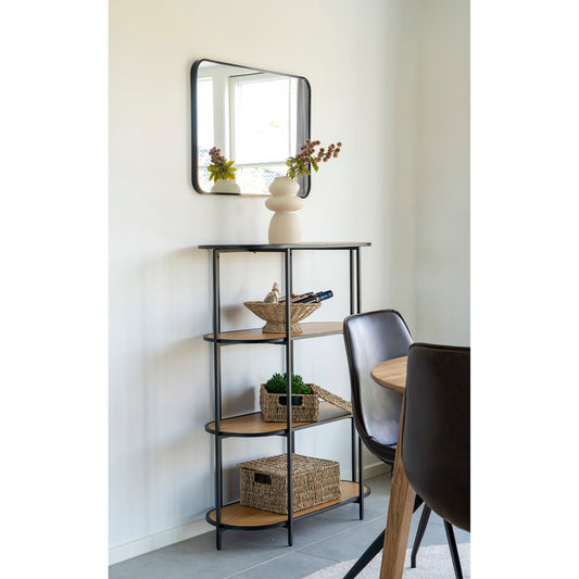 House Nordic ApS - Madrid Spiegel Zwart 50x70 cm - Deco Delights Spiegel
