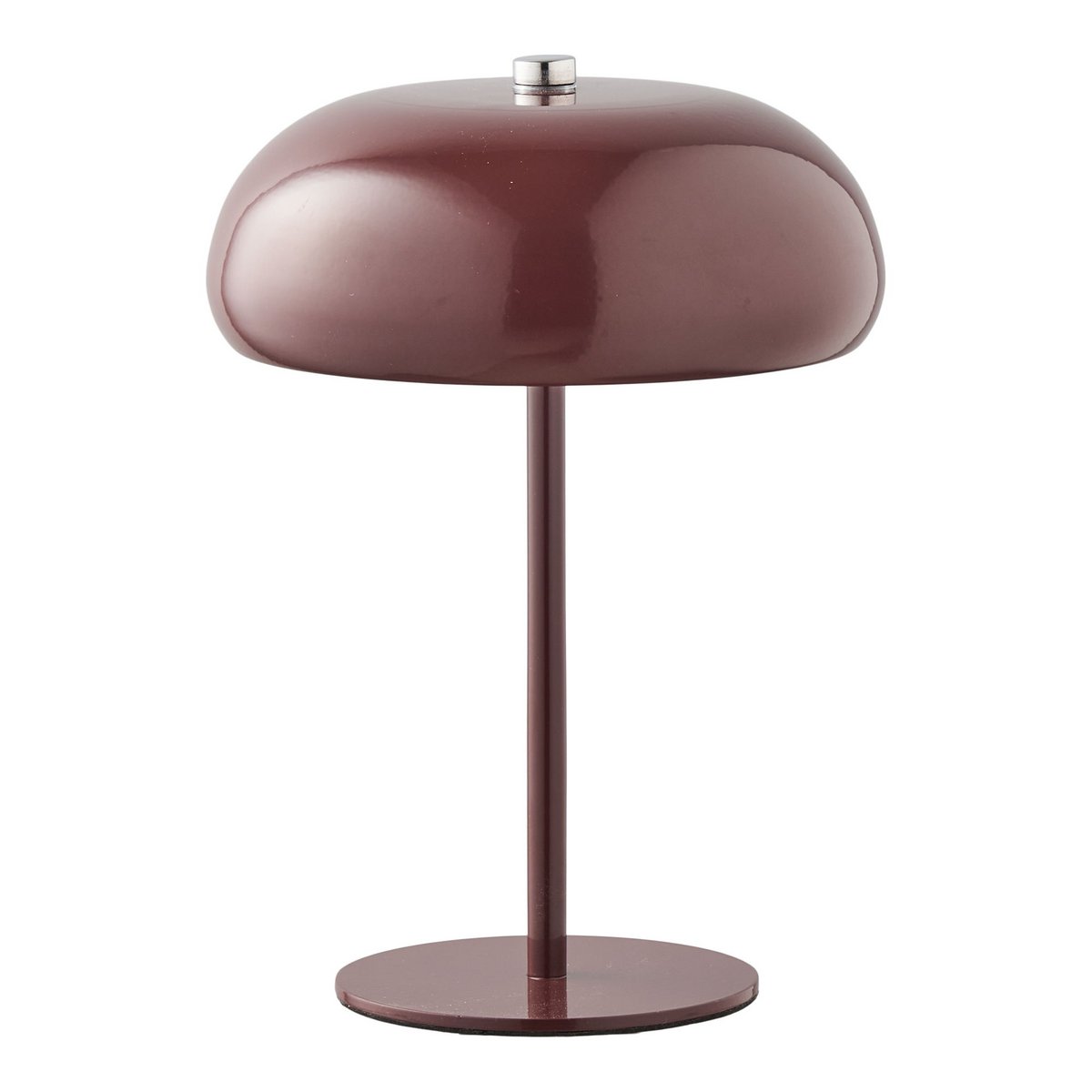 House Nordic ApS - Margate Tafellamp, metaal, oplaadbaar, bordeaux, ø16 cm - Deco Delights