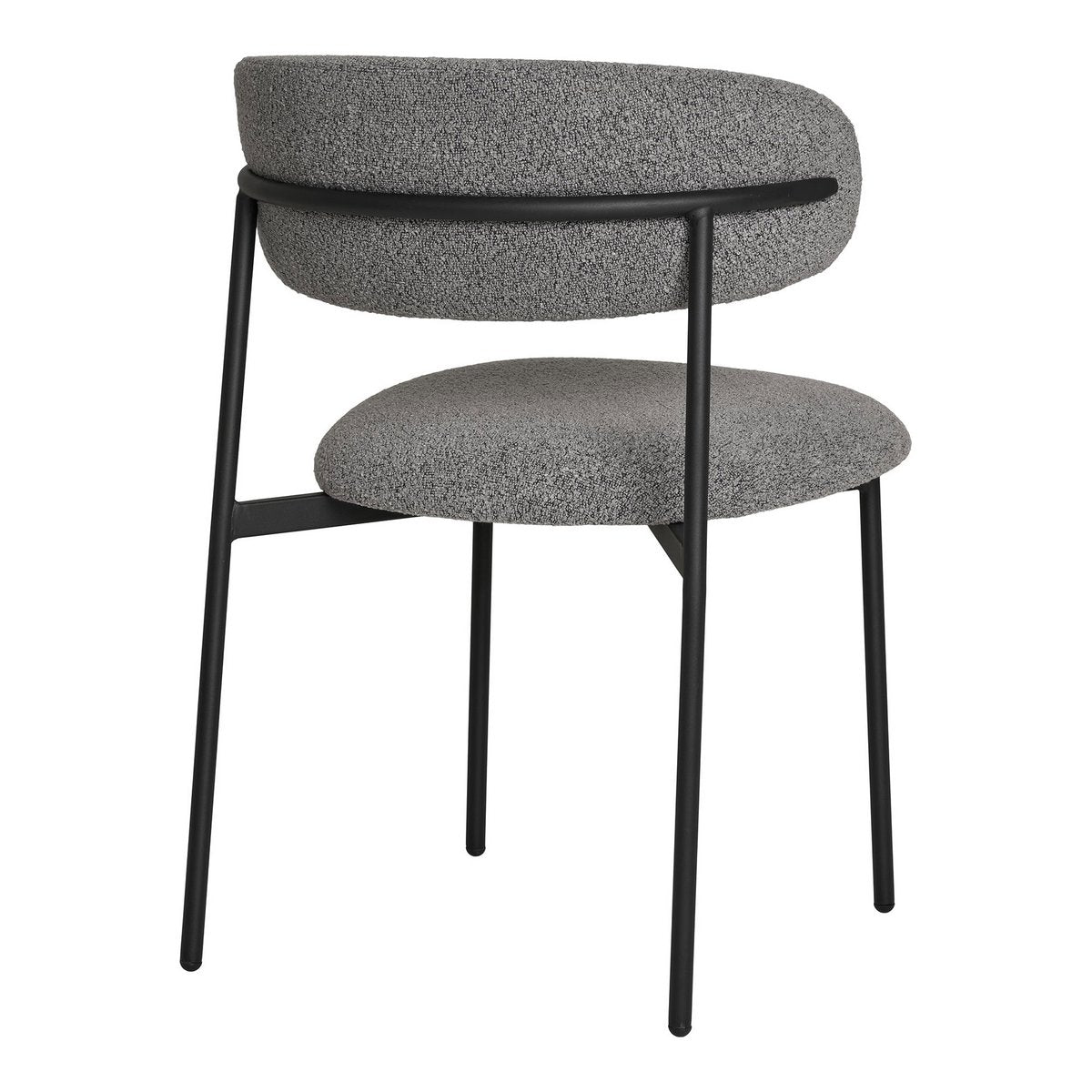 House Nordic ApS - Mira Eetkamerstoel - Lichtgrijs, 59x55x79,5cm - Set van 2 - Deco Delights