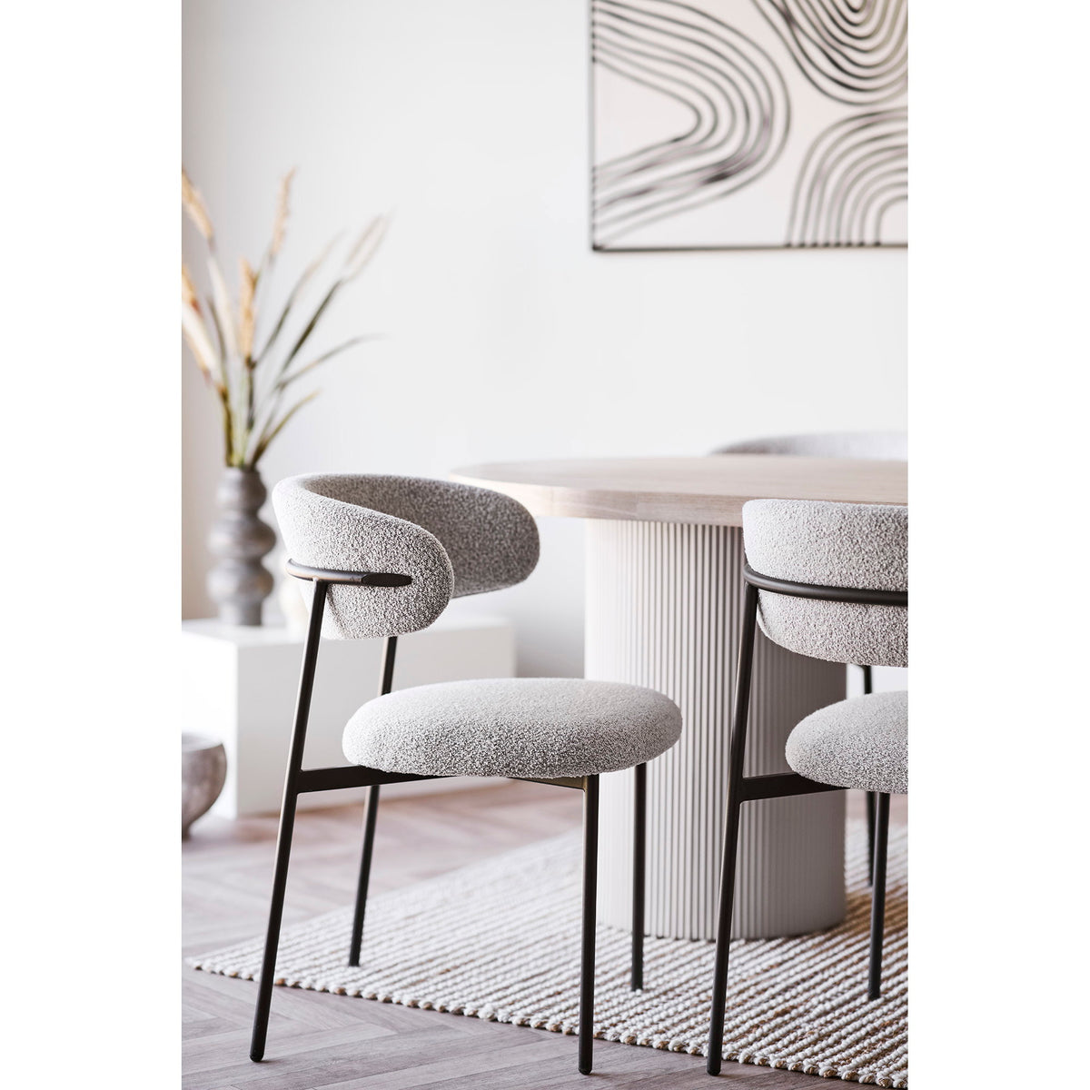House Nordic ApS - Mira Eetkamerstoel Zand - Deco Delights Eetkamerstoel