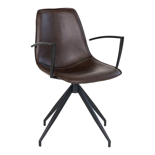 House Nordic ApS - Monaco Armleuning - Armleuning van metaal voor Monaco eettafelstoel, zwart - Set van 2 - Deco Delights