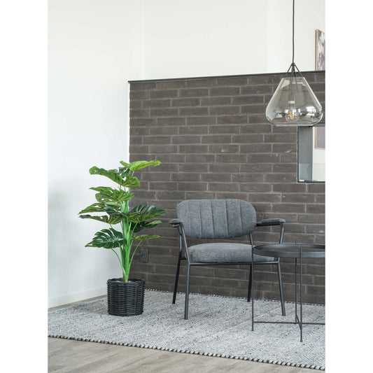 House Nordic ApS - Monstera - Groen, PE-kunststof/polyester/draad/cement, 17x18x90 cm - Deco Delights