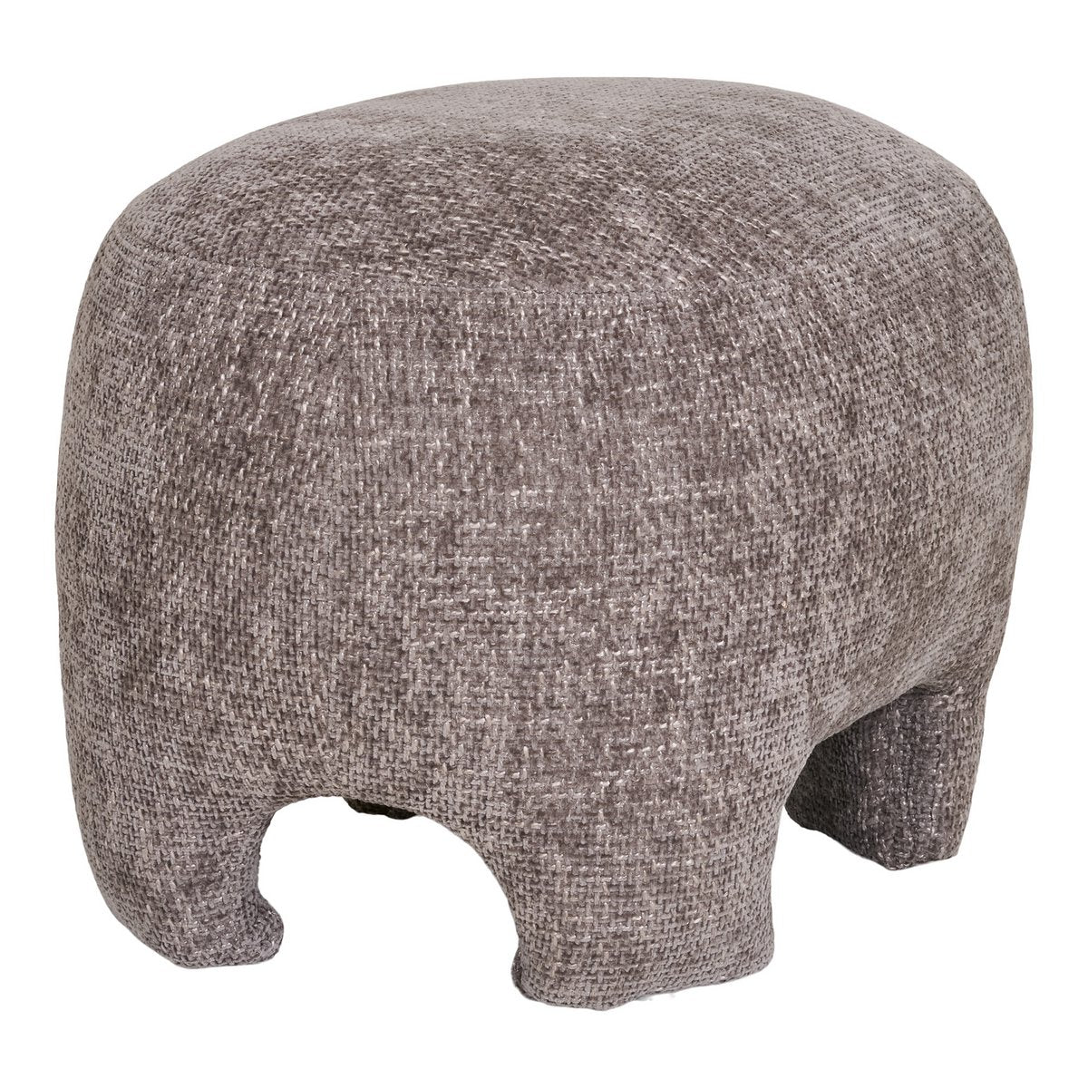 House Nordic ApS - Nazare Pouf - Beige, polyester/schuim/multiplex, 53x41x38 cm - Deco Delights
