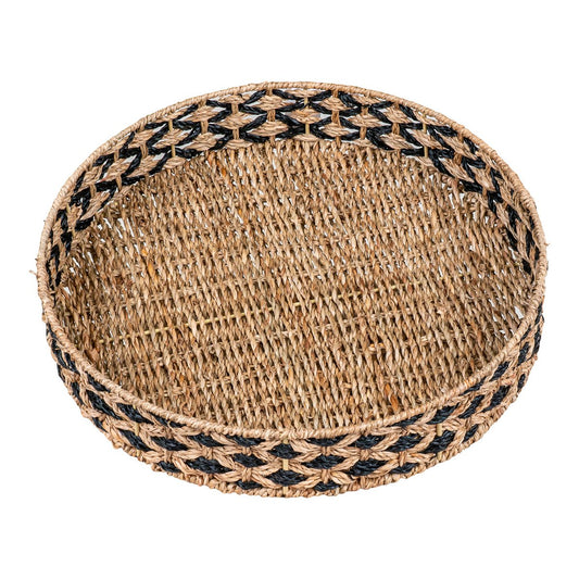 House Nordic ApS - Nerja Dienblad Zwart/Naturel - Deco Delights