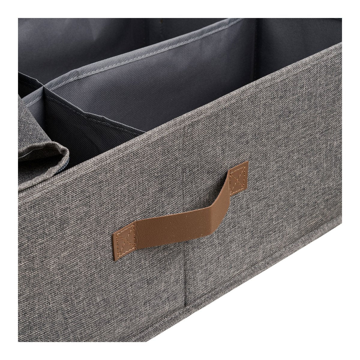 House Nordic ApS - Noto Organizer, textiel, donkergrijs, 56x47x18 cm - Deco Delights