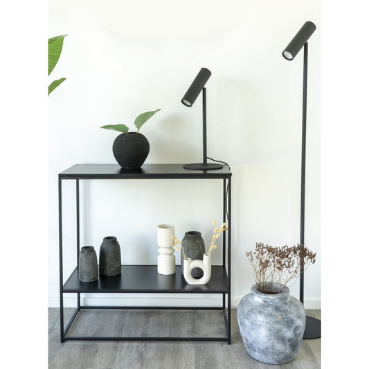 House Nordic ApS - Paris Vloerlamp - Zwart, Staal, 210 cm - Deco Delights