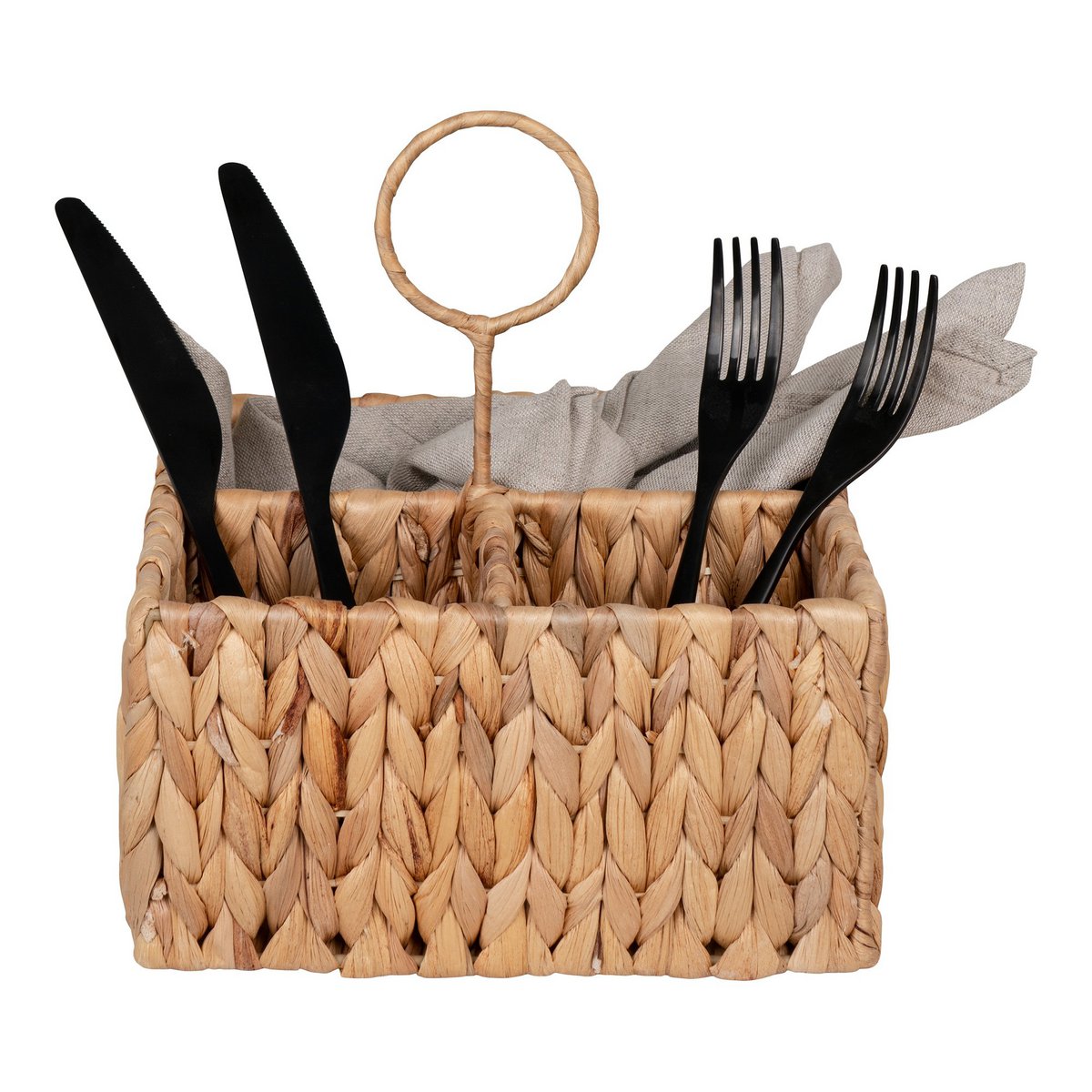 House Nordic ApS - Pleiku Opbergdoos - Opbergdoos, waterhyacint, naturel, 20x11x20 cm - Deco Delights