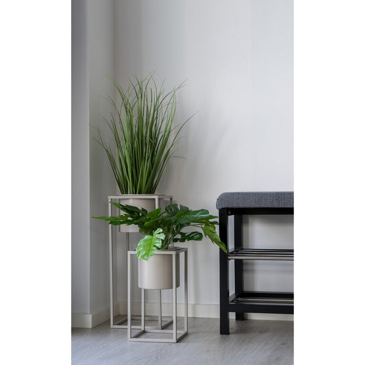 House Nordic ApS - Poa Gras - Groen, PE Kunststof/Polyester, 30x30x68 cm - Deco Delights