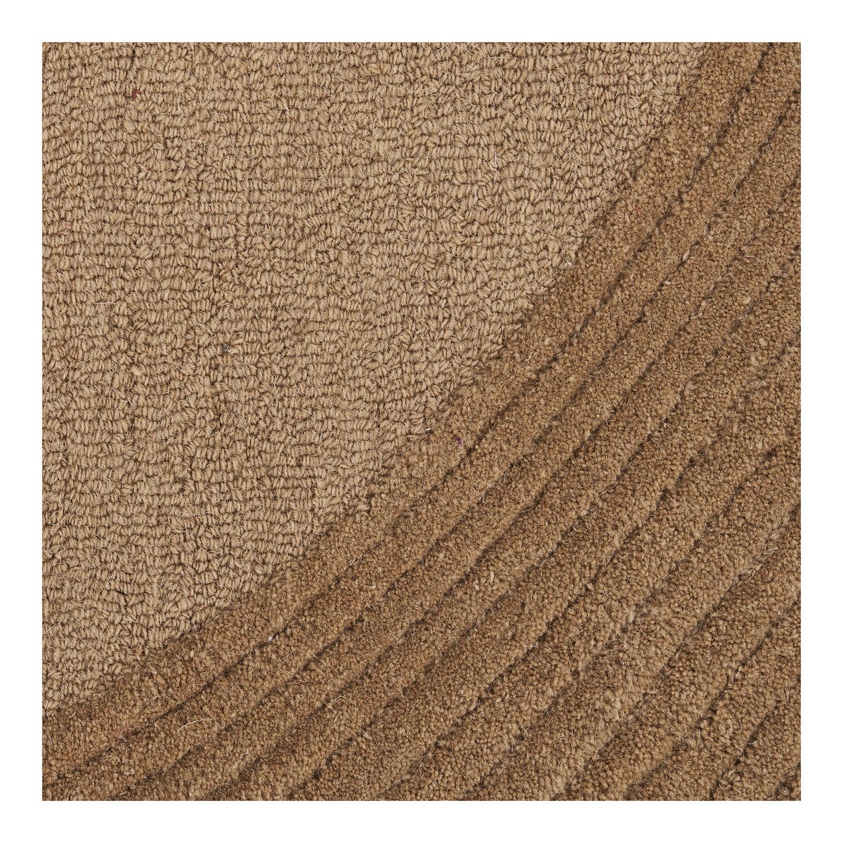 House Nordic ApS - Pune Vloerkleed, handgetuft, bruin, 160x230 cm - Deco Delights