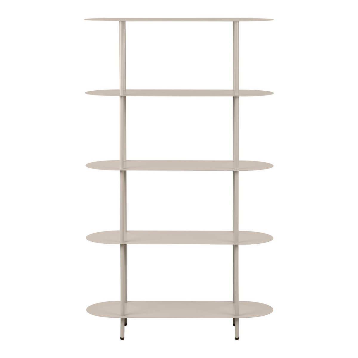 House Nordic ApS - Rieti Open kast, 5 planken, metaal, zand, 31x90x150 cm - Deco Delights
