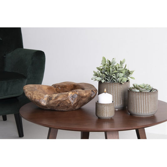 House Nordic ApS - Rio Kom Teak Ø40x12 cm - Deco Delights