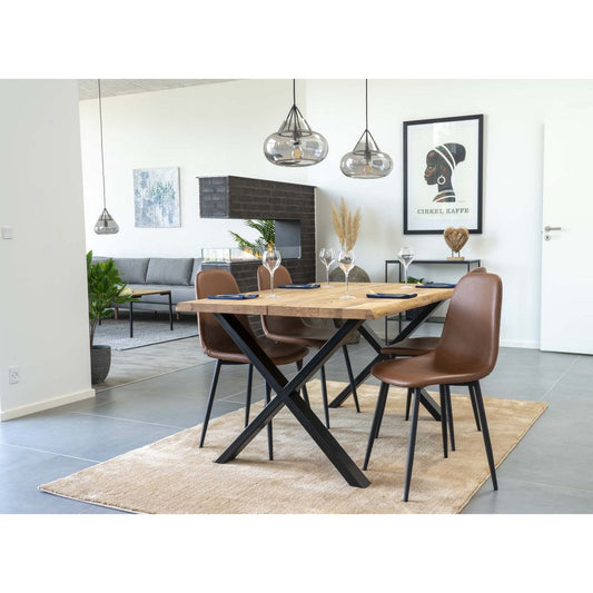 House Nordic ApS - Stockholm Eetkamerstoel Bruin - Deco Delights