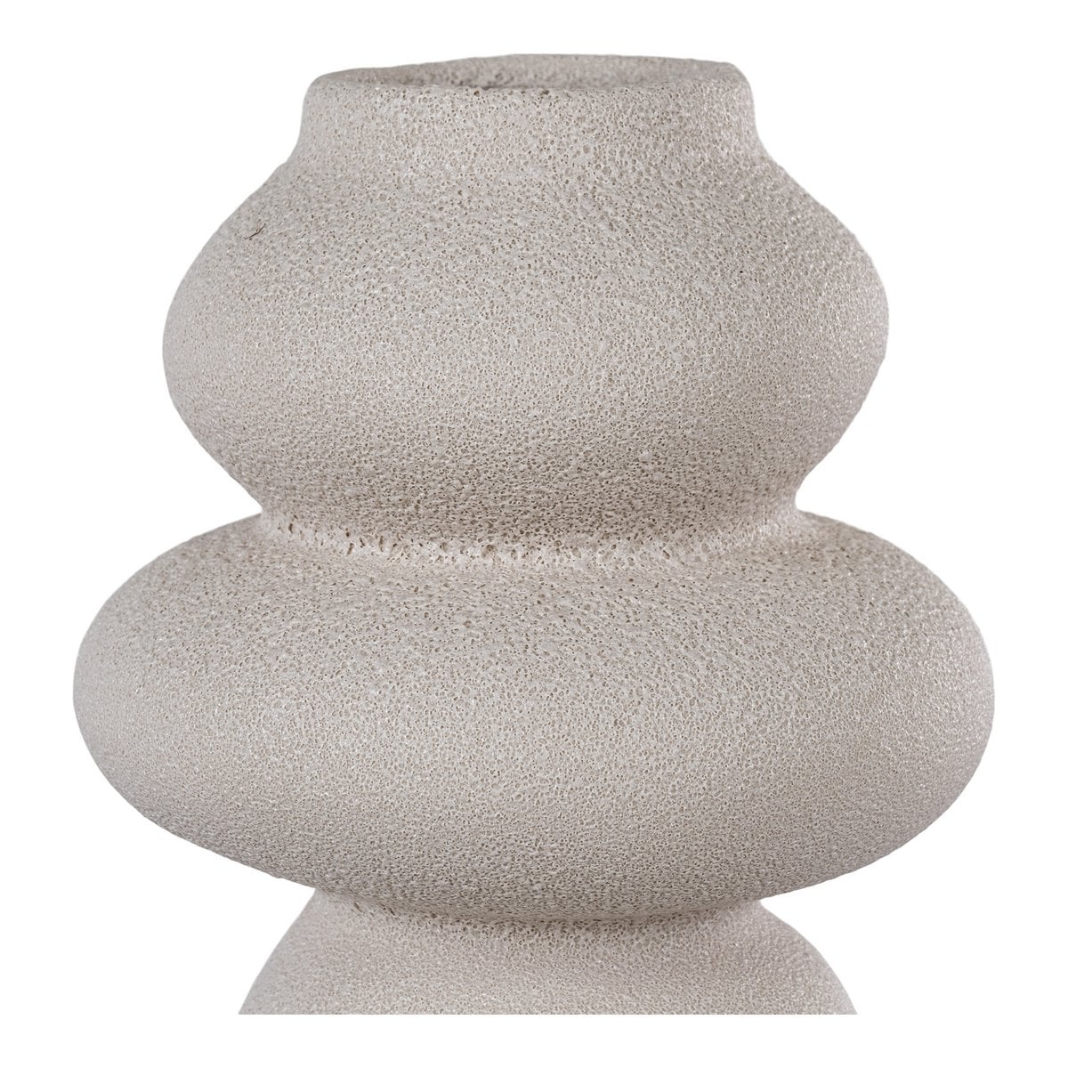 House Nordic ApS - Vaas - Beige, Steengoed, Ø14,5x26,5 cm - Deco Delights