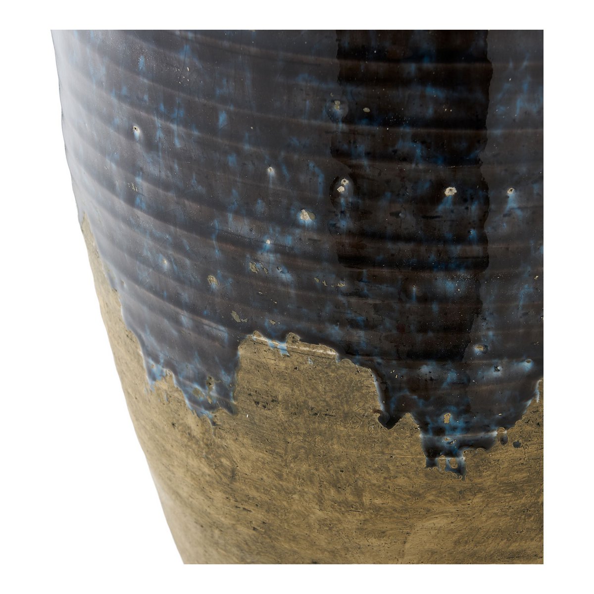 House Nordic ApS - Vaas, keramiek, donkerblauw, ø27x44,5 cm - Deco Delights