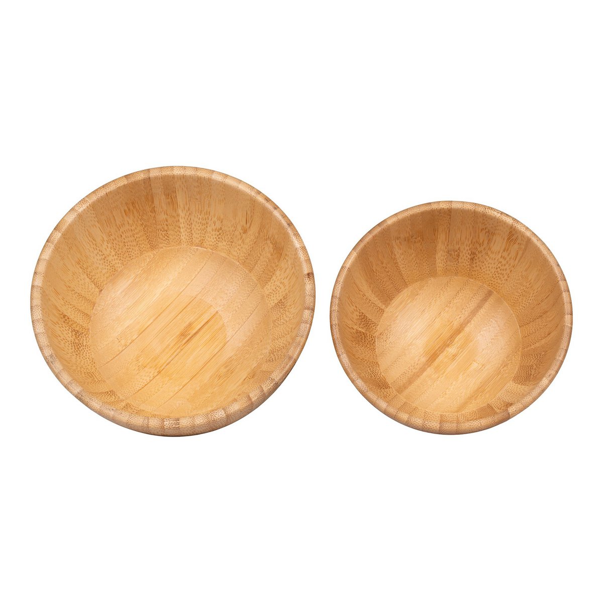House Nordic ApS - Chefalu Bowl - Kom, bamboe, naturel, set van 2 - Deco Delights