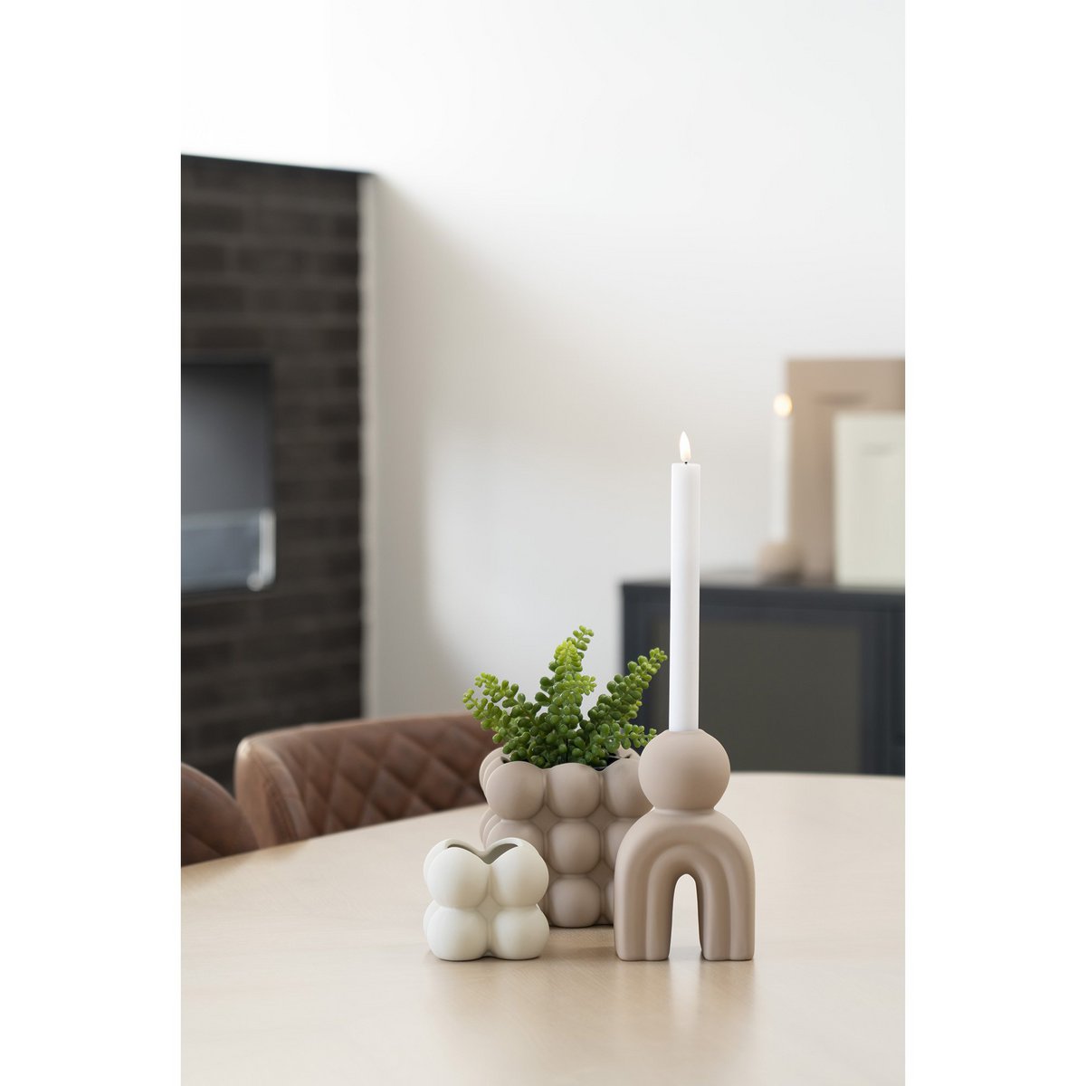 House Nordic ApS - House Nordic Kandelaar - Bruin - Deco Delights Kandelaar