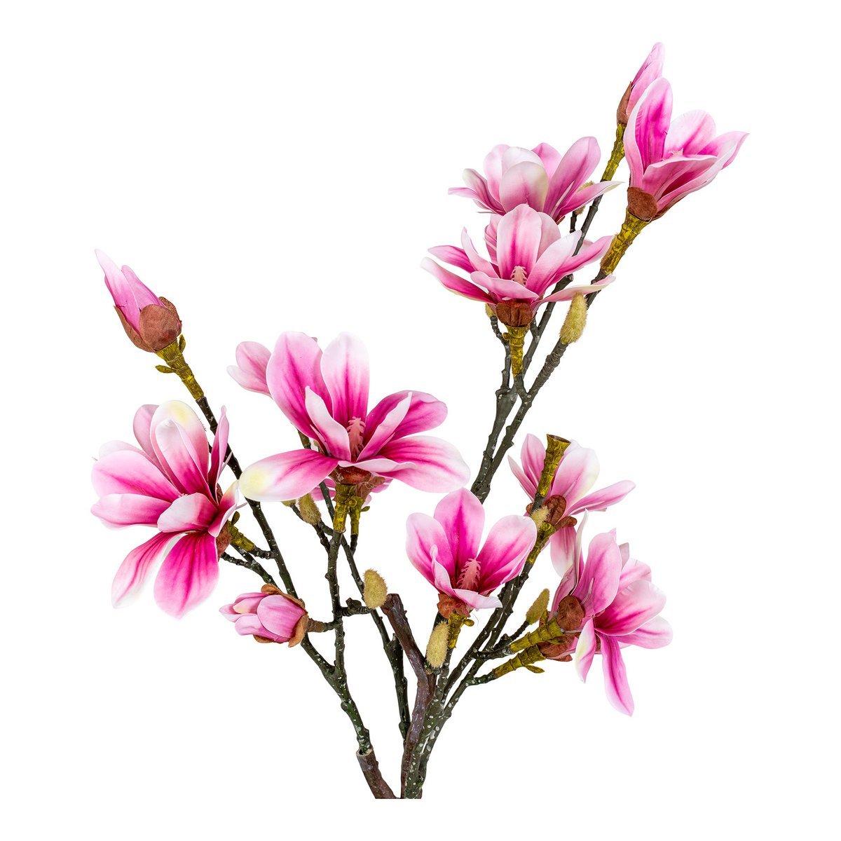 House Nordic ApS - Magnoliaboom - Groen, Roze - Deco Delights Kunstplant