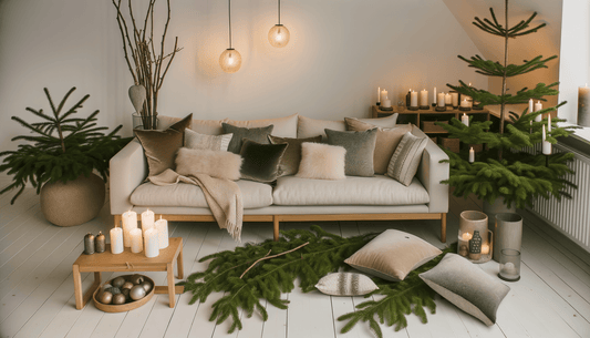 Scandinavische Kerst Interieur met House Nordic