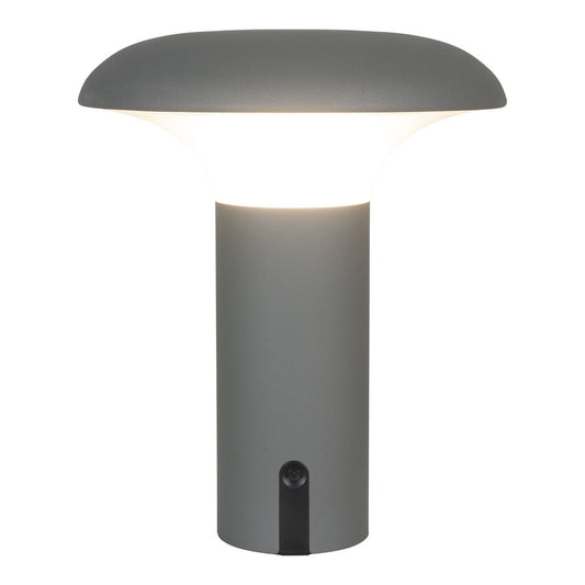 Ramsey LED Lamp - Lamp, oplaadbaar, grijs