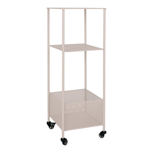 Torres Metal Cart - Metalen kar, staal, zand, 3 planken, 35x35x100 cm