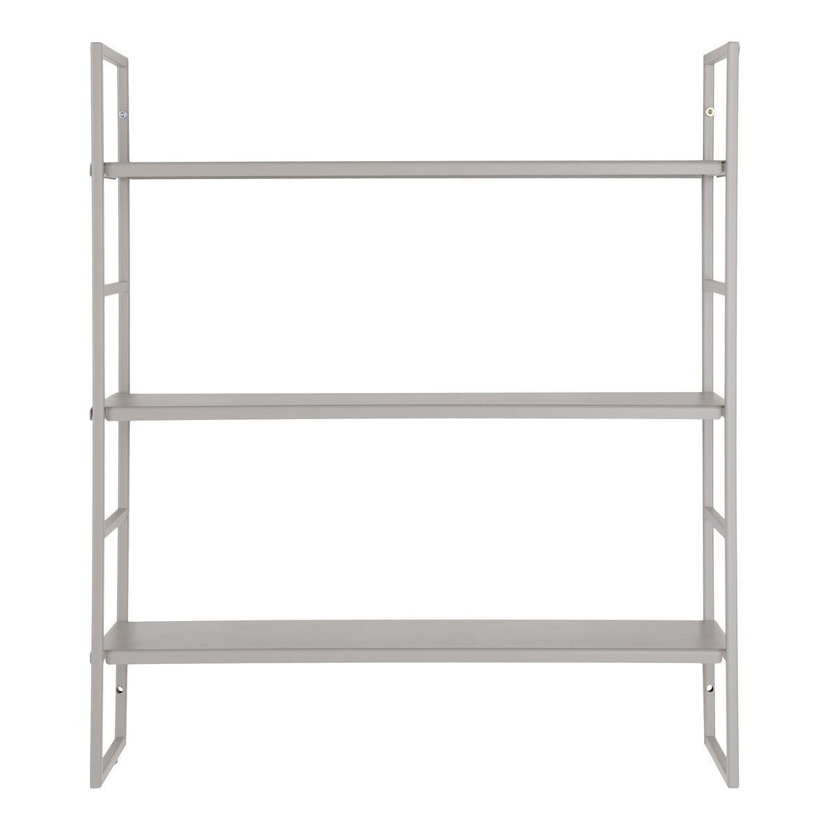 Beja Shelves - Planken, staal, koel grijs, 3 planken, 48x17x55 cm