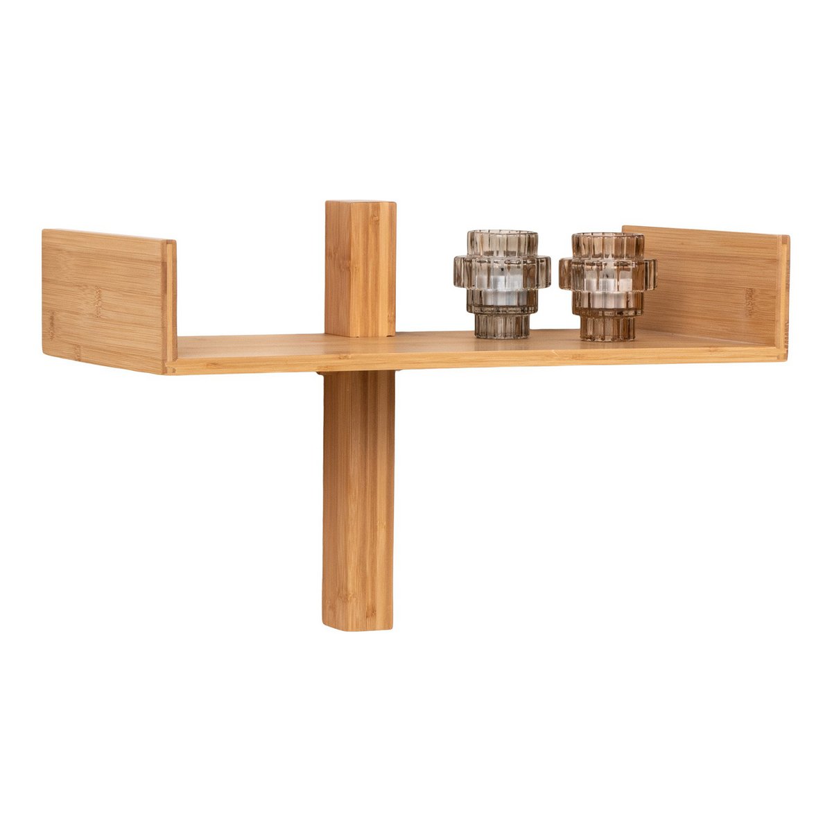 Villa Shelf - Wandplank, bamboe, naturel 50x36 cm