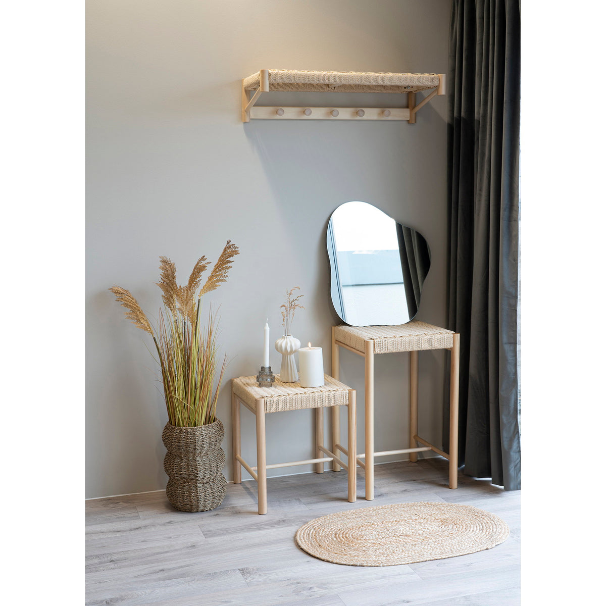 House Nordic ApS - Abano Barkruk Naturel - Deco Delights Barkruk