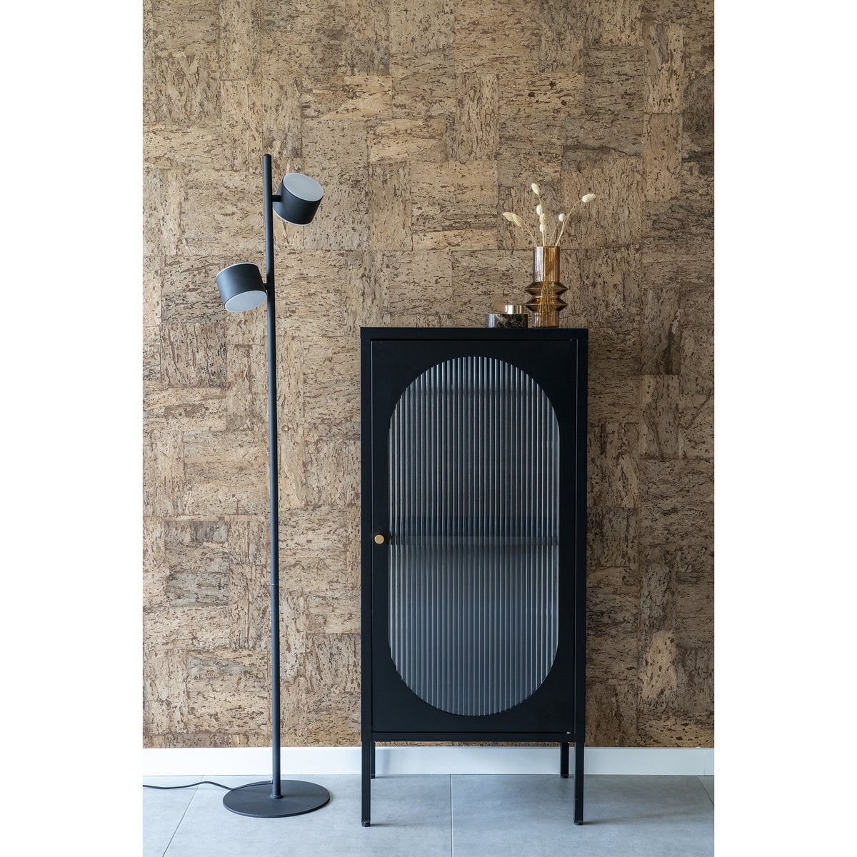 House Nordic ApS - Adelaide Vitrinekast Zwart - Deco Delights