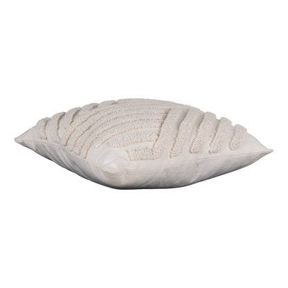 House Nordic ApS - Albany Kussen - Kussen, Polyester, Katoen, wit, 45x45 cm - Deco Delights