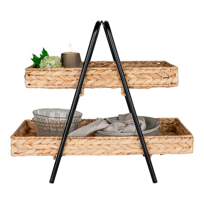 House Nordic ApS - Alfaro Dienblad Naturel/Zwart - Deco Delights Dienblad