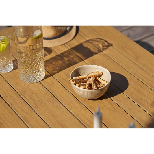 House Nordic ApS - Altvioolkom, keramiek, beige, ø14,5x7 cm, set van 4 - Deco Delights