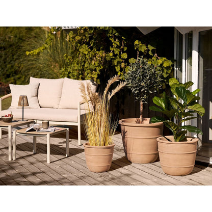 House Nordic ApS - Altvioolmok, keramiek, grijs, ø8x9,5 cm, set van 4 - Deco Delights