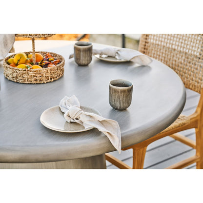 House Nordic ApS - Altvioolmok, keramiek, grijs, ø8x9,5 cm, set van 4 - Deco Delights