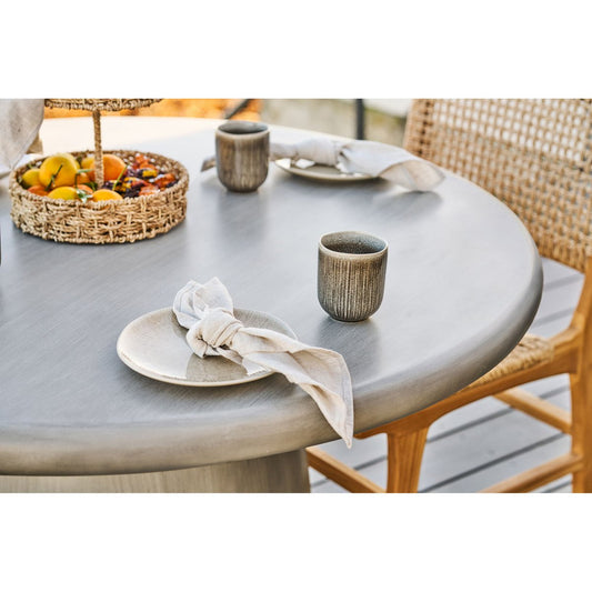 House Nordic ApS - Altvioolmok, keramiek, grijs, ø8x9,5 cm, set van 4 - Deco Delights