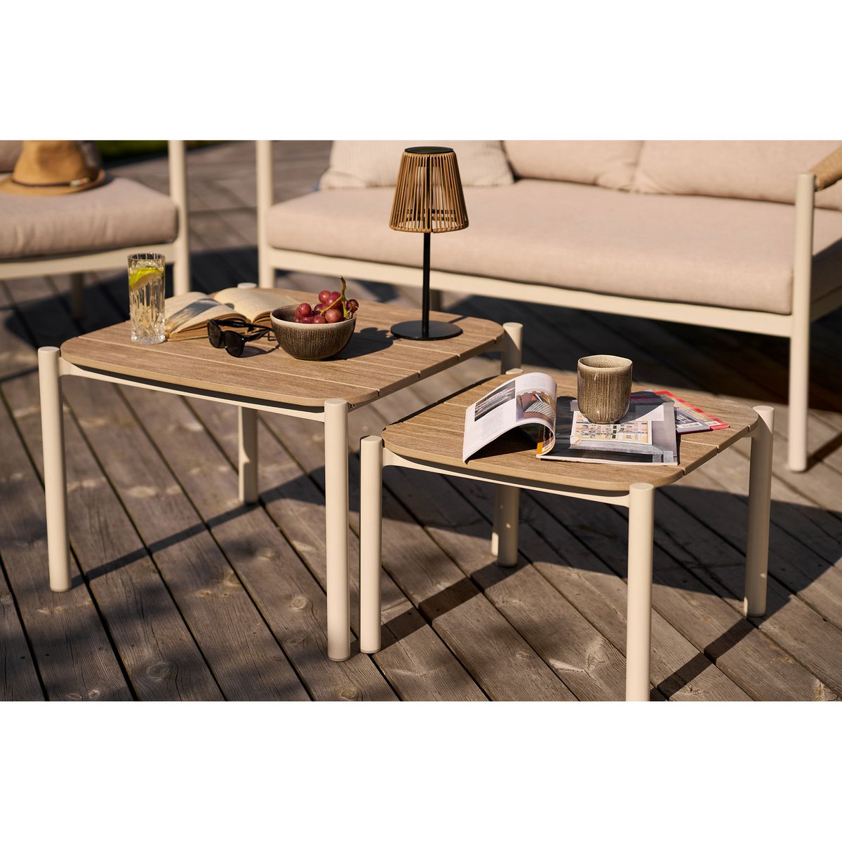 House Nordic ApS - Altvioolmok, keramiek, grijs, ø8x9,5 cm, set van 4 - Deco Delights